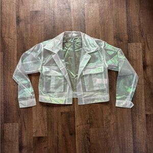 Iridescent Sheer Blouse